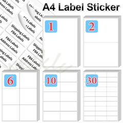10000 8.5 x 11 Shipping Labels 1UP 2UP 6UP 10UP 30UP Per Sheet Self Adhesive US