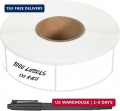 1000 Blank Removable Freezer Labels,Date Label 1×2 Inch Food Storage Stickers…