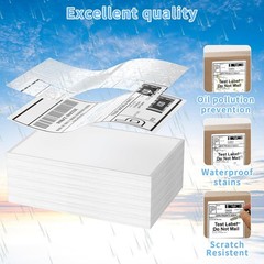 NefLaca 500 Labels 4×6 Direct Thermal Shipping Label for Rollo Nelko Zebra
