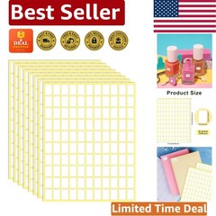 Bulk 3300 White Labels, Small 0.5″ x 0.75″ – Removable Matte Finish for All Uses