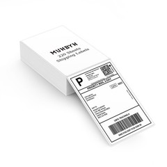 4″x6″ Direct Thermal Shipping Labels, Commercial Grade Permanent Adhesive Fan…