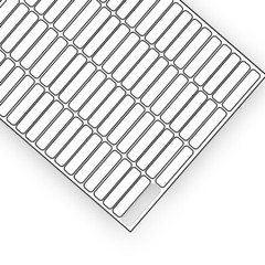 (200000) 1 3/4 x 1/2 “EcoSwift” Laser Address Shipping Labels 80 per sheet