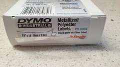 Dymo RhinoPRO 18485 Metallized Polyester Labels Brand New See Photos