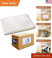 Durable 2.5 Mil Clear Adhesive Shipping Label Sleeves – 500 Pack 7”x10” Size