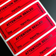 Tamper Proof Security Stickers 100pcs Warranty Void Labels Red