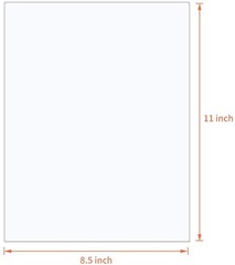 Shipping Labels 8.5x11Full Sheet & 8.5×5.5 half sheet Self Adhesive 2 Per Sheet