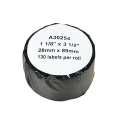 8ROLLS Frosted of 130 Address Label 28mmx89mm for Dymo 30254 LabelWriter 400 Duo