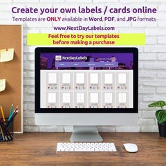 50 Labels Per Sheet: High-Quality 1.5×1 Inch White Blank Stickers for Printers