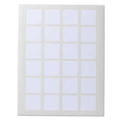 Waterproof Essential Oil Labels, 120 Squares, 1.5×1.5 Inches, Rounded Corners…