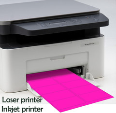 2″ X 4″ Colored Labels Stickers 8 Colors Bright Moving Labels 24 Sheets,240 Labe