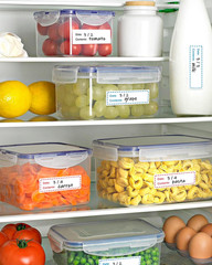 320Pcs Removable Freezer Labels, 1 X 3 Inch Food Storage Stickers Food Labels, R