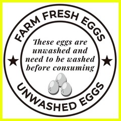 500 Pcs 2 inch Farm Fresh Eggs Carton Stickers Unwashed Eggs Labels for Self …