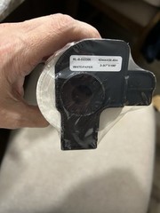 5 ROLLS Continuous Labels compatible with 2205 BROTHER printer Cartridges