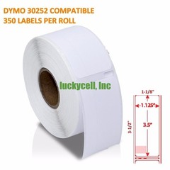 8 Rolls of 350 Address Labels in Mini-Cartons For DYMO® LabelWriters® 30252