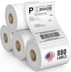 Thermal Shipping Labels Compatible with Dymo Labelwriter 4XL 1744907 4X6 Interne
