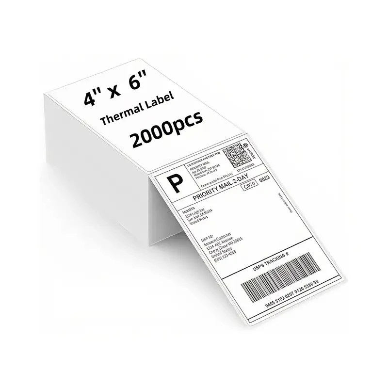 4”x 6” Direct Thermal Shipping Labels Suitable For Warehousing, Transportation