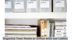 60 Blank Return Address Labels, Shipping & Mailing Stickers for Envelopes & Name