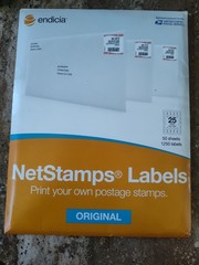 NetStamps Label Sheets Stamps USPS Stamps.com 30 Sheets 750 Labels