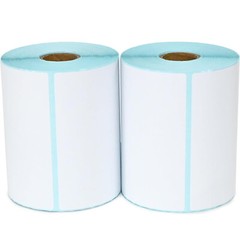 2 Rolls 4″ x 6″ Direct Thermal Shipping Labels 250 Labels/Roll for Zebra & Rollo