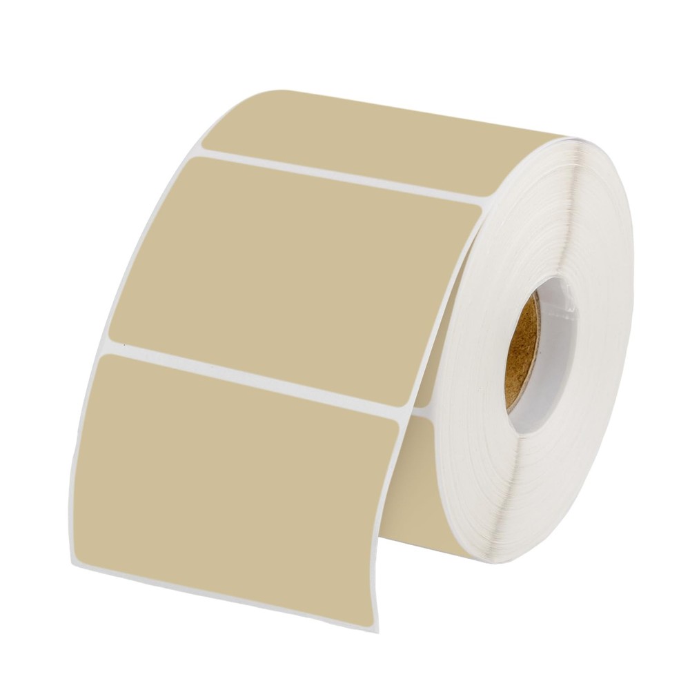 Brown Thermal Labels 800 PCS 1.5″ x 2.25″ – Standard Adhesive for Thermal