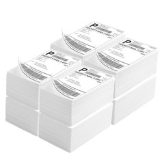 1-20x 500/Stack 4×6 Fanfold Direct Thermal Shipping Labels Blank for Zebra&Rollo