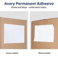 Shipping Labels for Laser and Inkjet Printers, 5-1/2 x 8-1/2 Inches, White