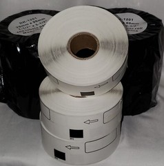 Address Labels 9 Rolls COLORWING Compatible 1.1 x 3.5″ Brother DK-1201 Die-Cut.