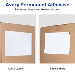 Avery Shipping Labels, 5-1/2″ x 8-1/2″, Paper, White, TrueBlock®, Laser/Inkjet