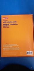 Staples White Shipping Labels 5168 100 400 Labels 3 1/2 x 4 inch