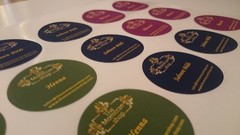 60mm Printed Round Stickers – Custom Logo labels – Postage labels – Personalised
