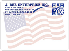 Printed Shipping Labels, 1,000 Custom 5″ x 4″ Jumbo Mailing Stickers, 2 colors