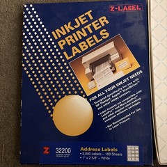 Z-Label Address laser printer labels 1″ X 2 5/8”, Xerox Printer Labels 1.5” X 4”