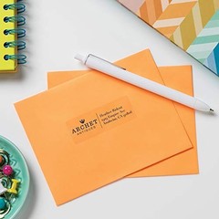 Printable Address Labels, Glossy Clear 1″ x 2-5/8″, 300 Blank Mailing Labels for