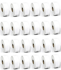 24 Rolls DYMO Address Labels 1 1/8 x 3 1/2 Peel and Stick