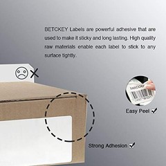 BETCKEY – 4″ x 6″ (102 mm x 152 mm) Shipping Labels Compatible with Zebra &