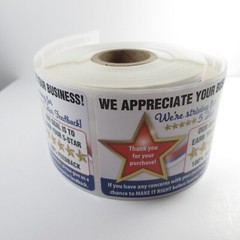 1 Roll of 350 eBay Thank You for Your Purchase Shipping Labels Stickers 3″ x 2″