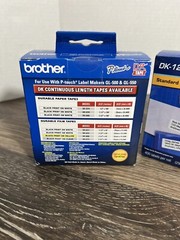 Brother DK1201 Standard White Address Labels, Never Used. Two Boxes.