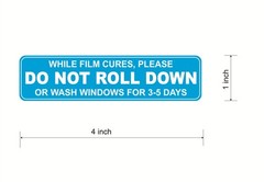 Do Not Roll Down Sticker for Car,1×4 inch 100pcs Please Do Not Roll Down Stic…