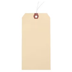 Zoro Select 4X886 3-1/8″ X 6-1/4″ Manila Natural Kraft Paper Wire Tag, Pk1000,
