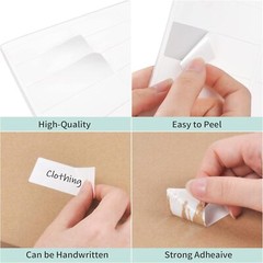 200 Sheets 1″x2-5/8″ Address Shipping Labels Stickers for Inkjet & Laser 30-UP