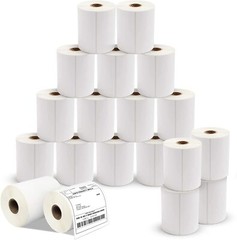 500-9000 Direct Thermal Shipping Labels Roll 4×6 Perforated for Zebra ZP450 2844