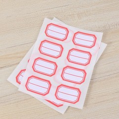 12 Sheets Labels Blank Product Sticker Classification Lable Stickers