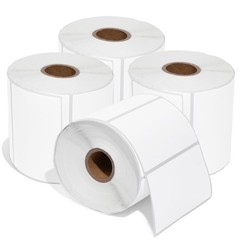 3″ x 2″ Direct Thermal Labels – 2800 Count, 4 Rolls – Perforated Shipping & Barc