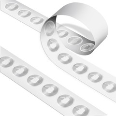 50 Pack NFC Tags NTAG215 Chip Stickers Rewritable 504 Bytes RFID Labels