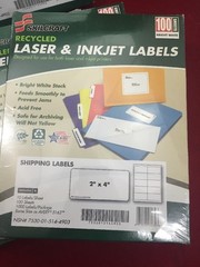 QTY 5,000 SKILCRAFT 2″x4″ White Shipping Labels 5163 LOT OF 5 PACKS; 1,000 EA