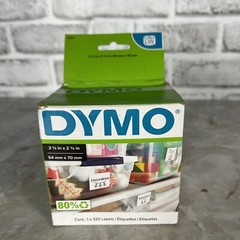 1 packs (320 labels) DYMO 30324 LW 2-1/8″ x 2-3/4″ Multipurpose Labels