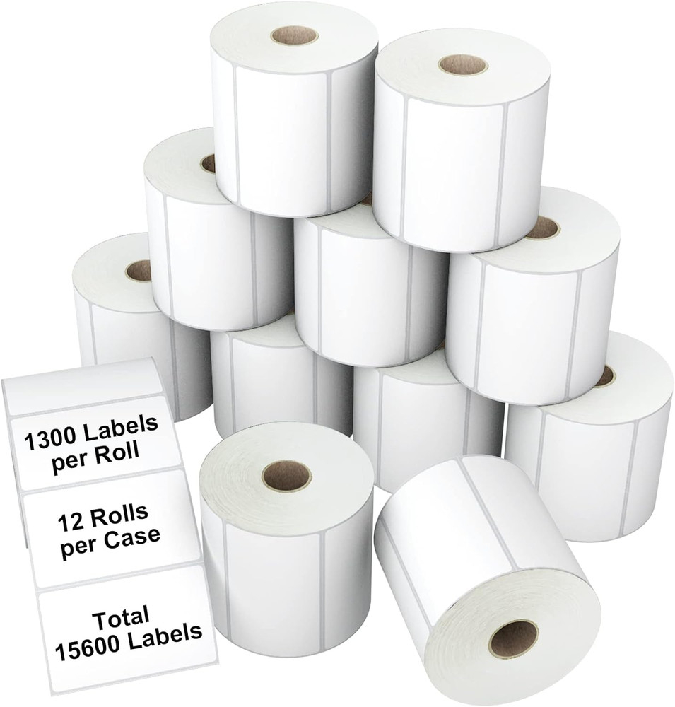 3-Proof 2″X1″ Direct Thermal Barcode Labels Rolls for Zebra LP2824 ZD411 ZD410