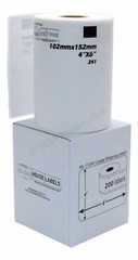Non-OEM Fits BROTHER DK-1241 Labels (4″ x 6″) – (1) Roll of 200