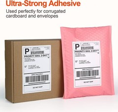 2000 Labels Fanfold 4×6 Direct Thermal Label Shipping Zebra ZP450 ZP505 1000