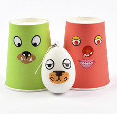 Black White Eye Stickers Labels -2000 Pcs per Roll